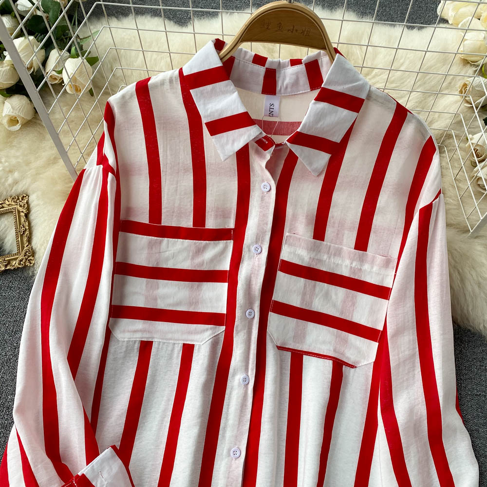 Closer Material View Striped Shirt 2