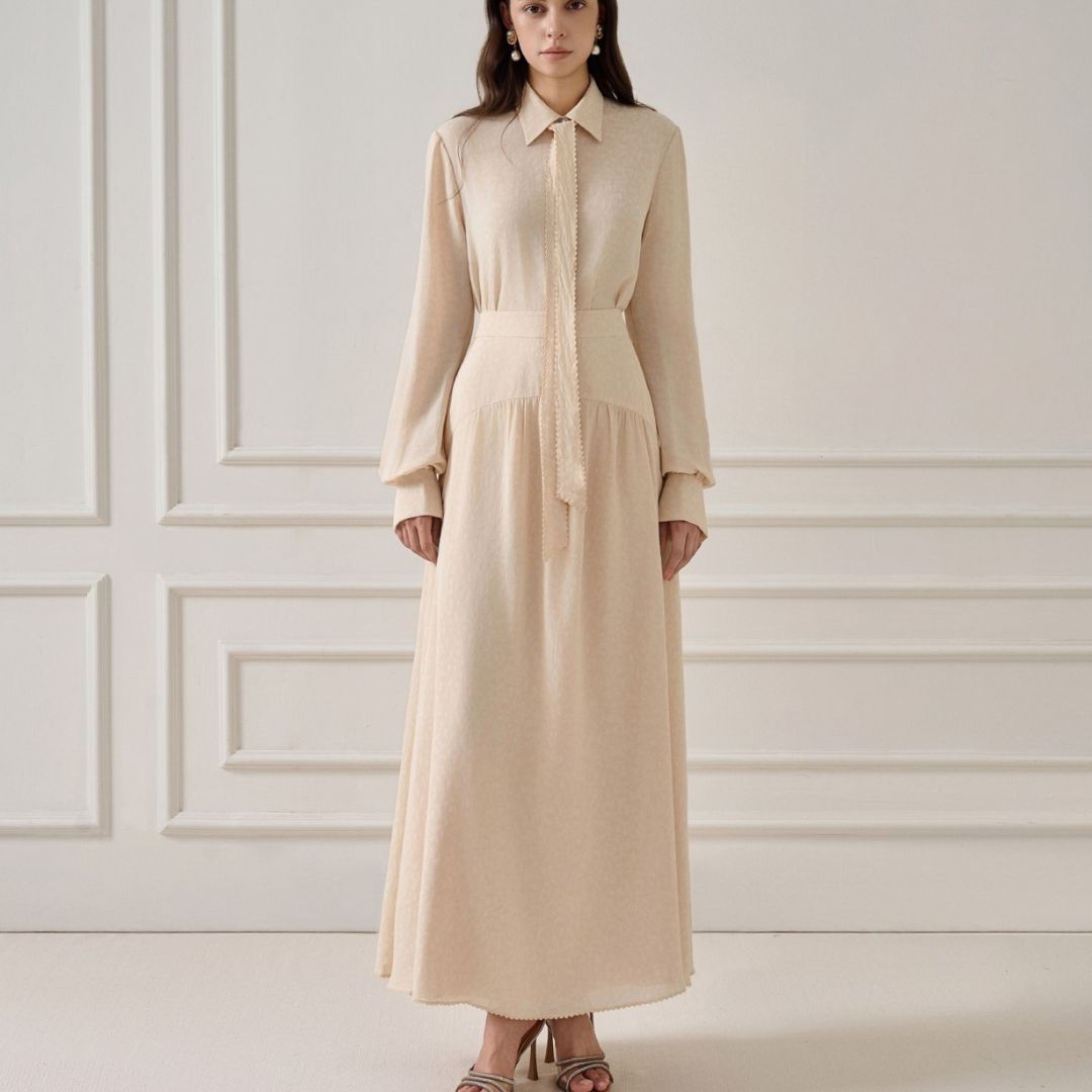 Maxi Skirts 2025 New Design Women's Formal Skirts TEGAN MIDI SKIRT Mison Satin Twist-Front Trendy Women's Clothing From Vietnam