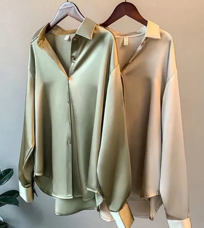 Vintage Women's Dress Shirt with Embroidery and Button Decoration Spring Collection Plus Size Casual Style Sheer Top Blouse