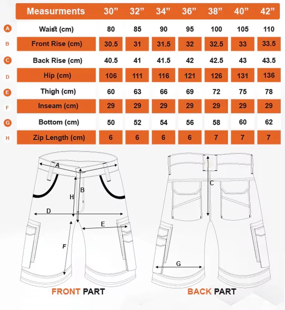 Men Cargo Shorts Detail 9