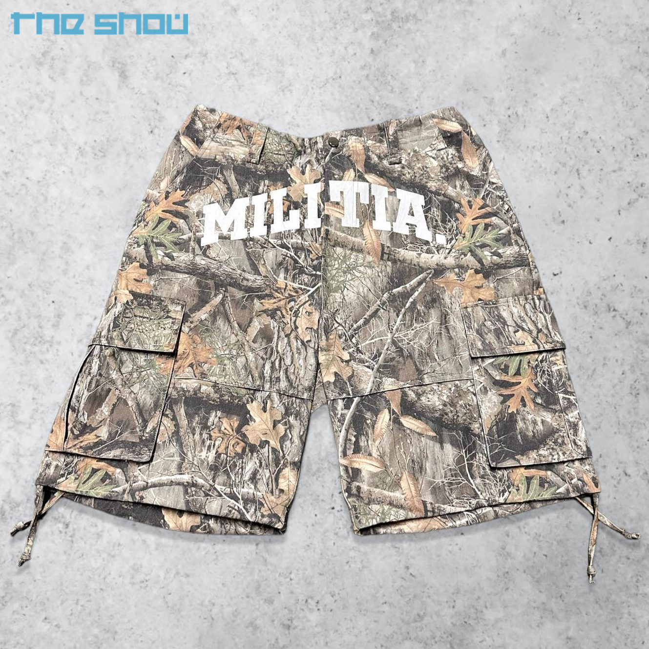 Custom Logo Summer Baggy All Over Digital Print Hunting Camouflage Work Pants Cavas Twill Real Tree Camo Cargo Shorts Men