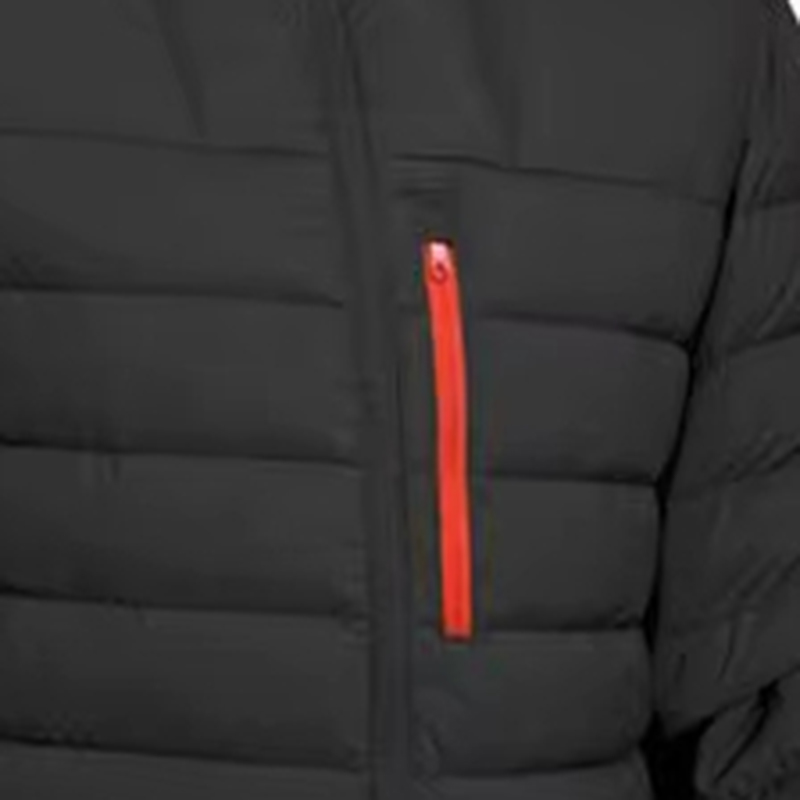 CONMR Men's High Quality Unisex Winter Puffer Jacket Warm Windproof Down Hoodie Zipper Closure Casual Insulated Jacket