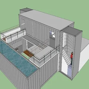 20FT منزل حاوية حديث فاخر