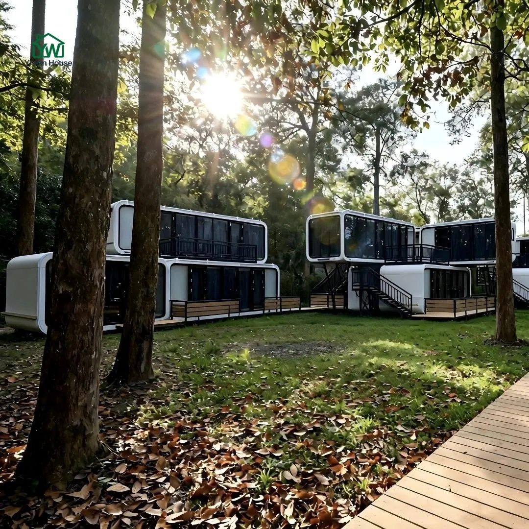 Luxury Camping Mountain Pod Space Villa Prefabricated Portable Modular Apple Cabin Tiny Home for Hotel