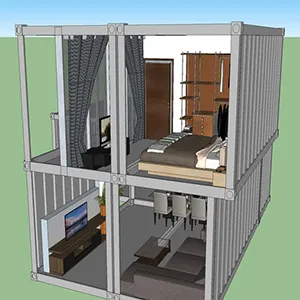20FT منزل حاوية حديث فاخر