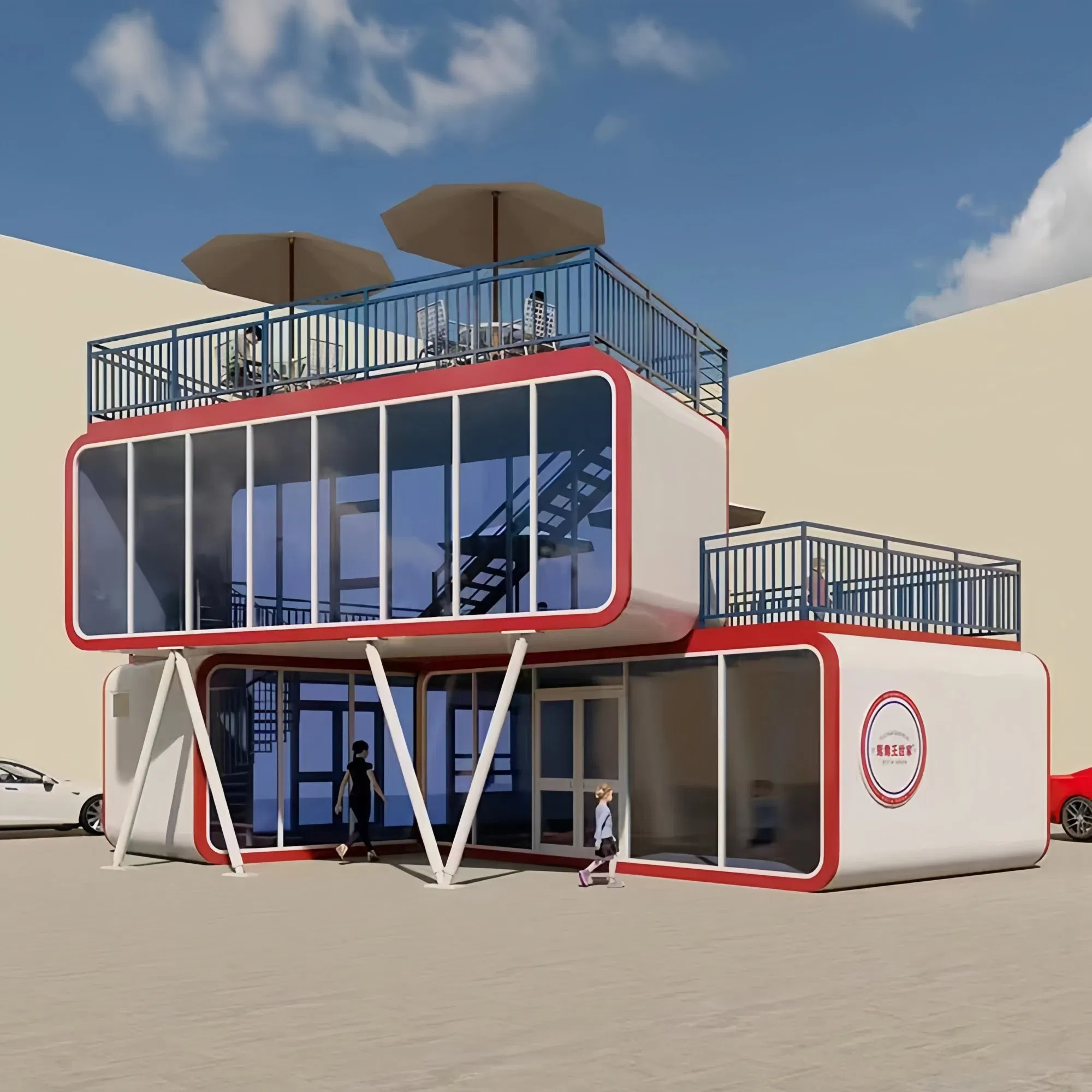 Furnished Portable Office Tiny Smart Modular Apple Cabin Pod House Premade Mobile Capsule Prefabricated Mountain Home