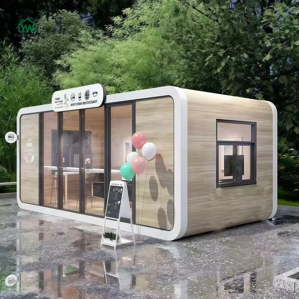 Luxury Camping Mountain Pod Space Villa Prefabricated Portable Modular Apple Cabin Tiny Home for Hotel
