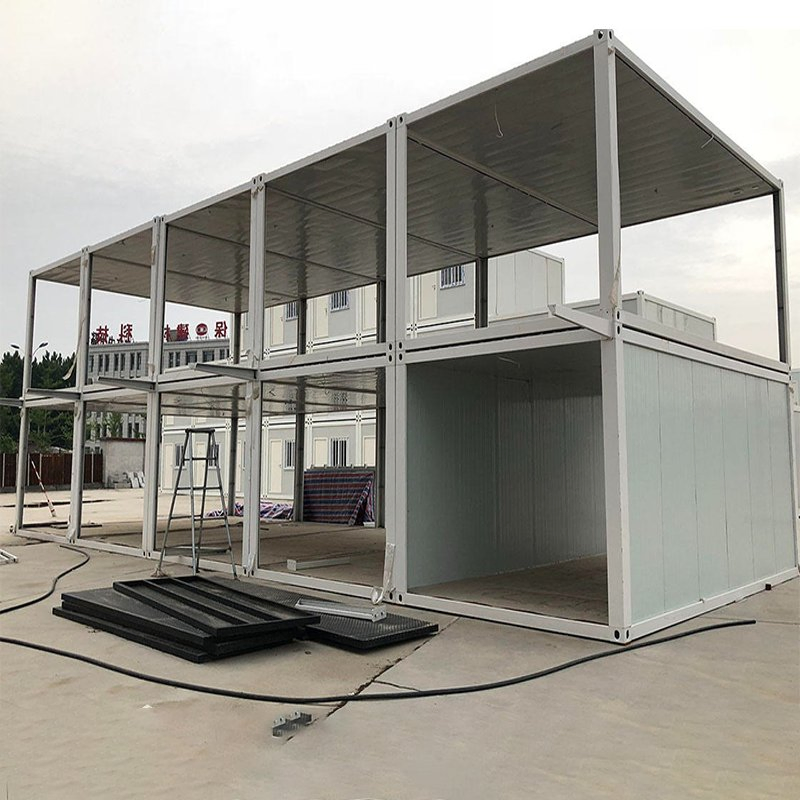 منازل كوتاج فاخرة مخصصة 20FT حديثة متنقلة مسبقة الصنع خفيفة من الصلب صغيرة قابلة للتفكيك منزل حاوية