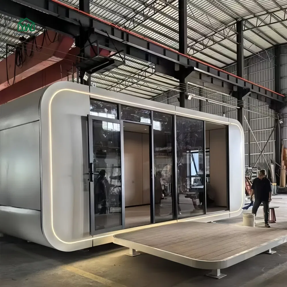 Luxury Camping Mountain Pod Space Villa Prefabricated Portable Modular Apple Cabin Tiny Home for Hotel