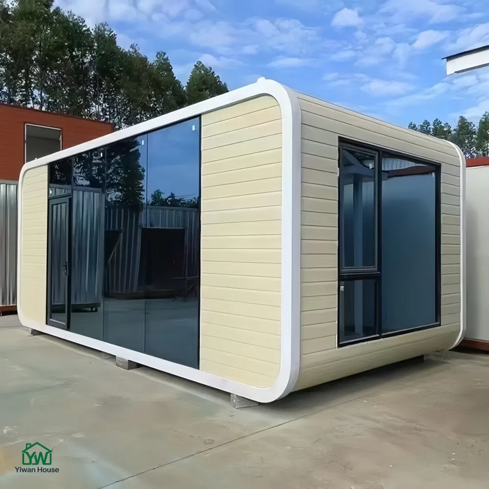 High End Luxury Decoration Apple Cabin Factory Price Modern Modular Capsule House Prefabricated Steel Structure Scenic Resort Pod