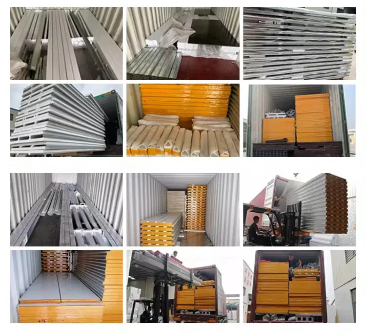 Container House Modern Design Luxury Office Site Cottage Panel ساندويتش جمعية سهل منزل