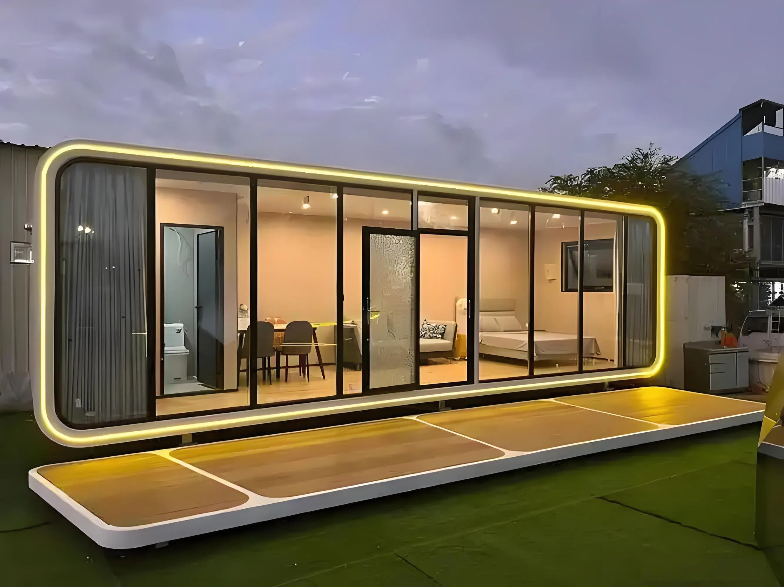 فندق بيت الحاويات المودولية من أبل تصميم جديد فاخر