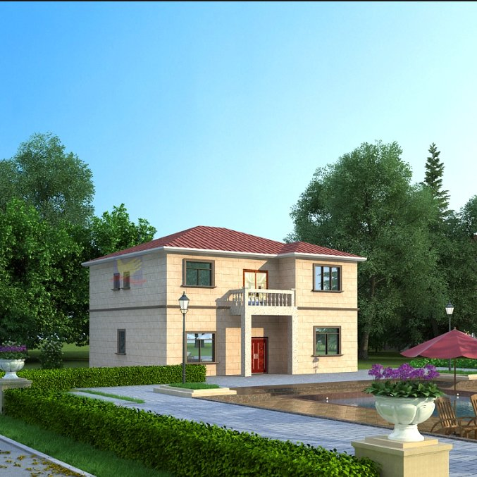 فيلات سكنية مسبقة الصنع، تركيب سهل، هيكل فولاذي خفيف فاخر، فيلات مسبقة الصنع صغيرة الحجم