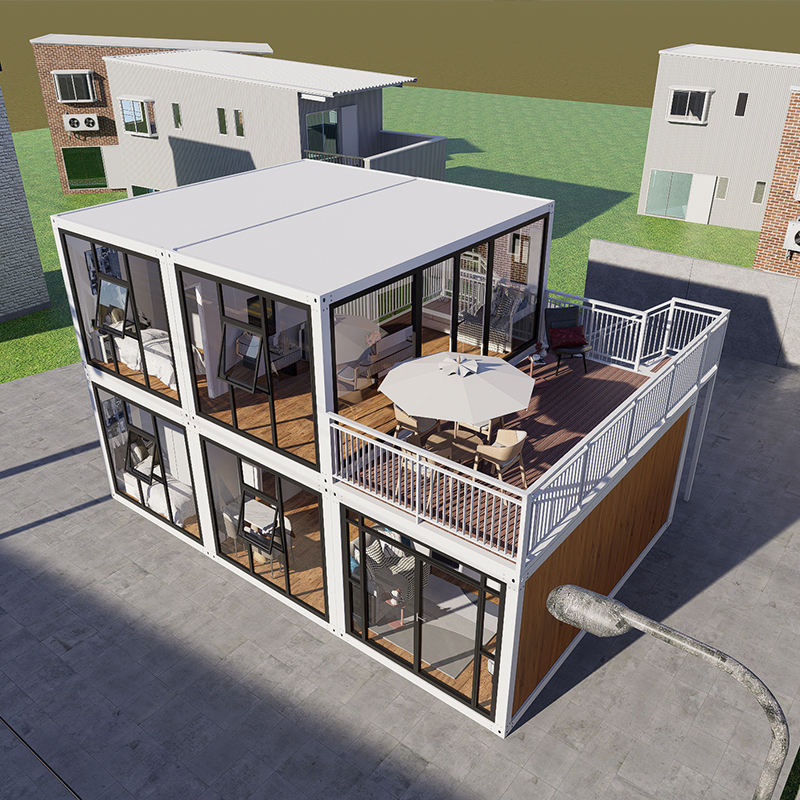 Customized Apple Cabin Ready Built Tiny Luxury Prefabricated Mobile House