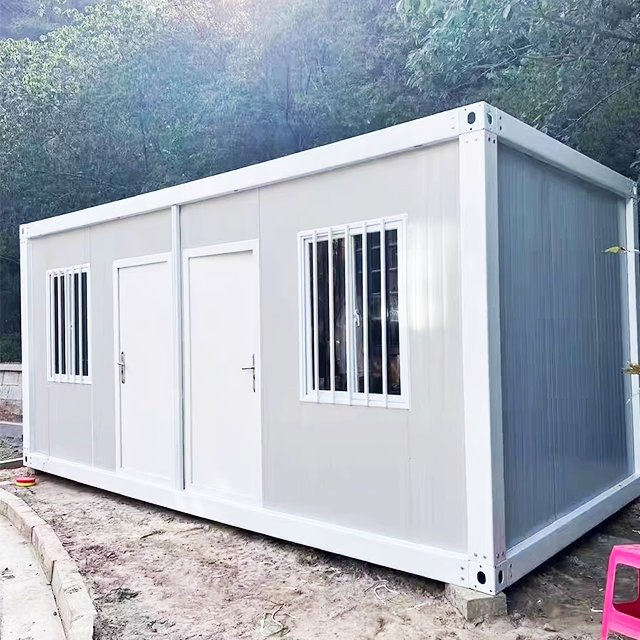 تصميم جديد فاخر مخصص غرفة شمسية زجاجية من جانب واحد للمعيشة في الفناء منزل حاوية مسبقة الصنع وحدات للفندق