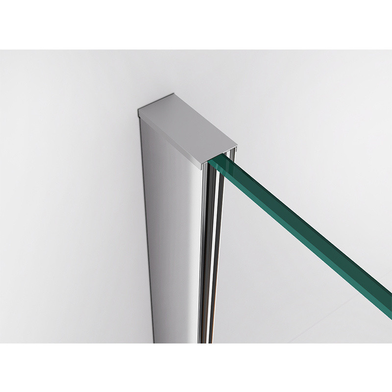 مورد مصنع السويس بالجملة إطار أسود فاخر زاوية 90X90 8mm كابينة استحمام كاملة