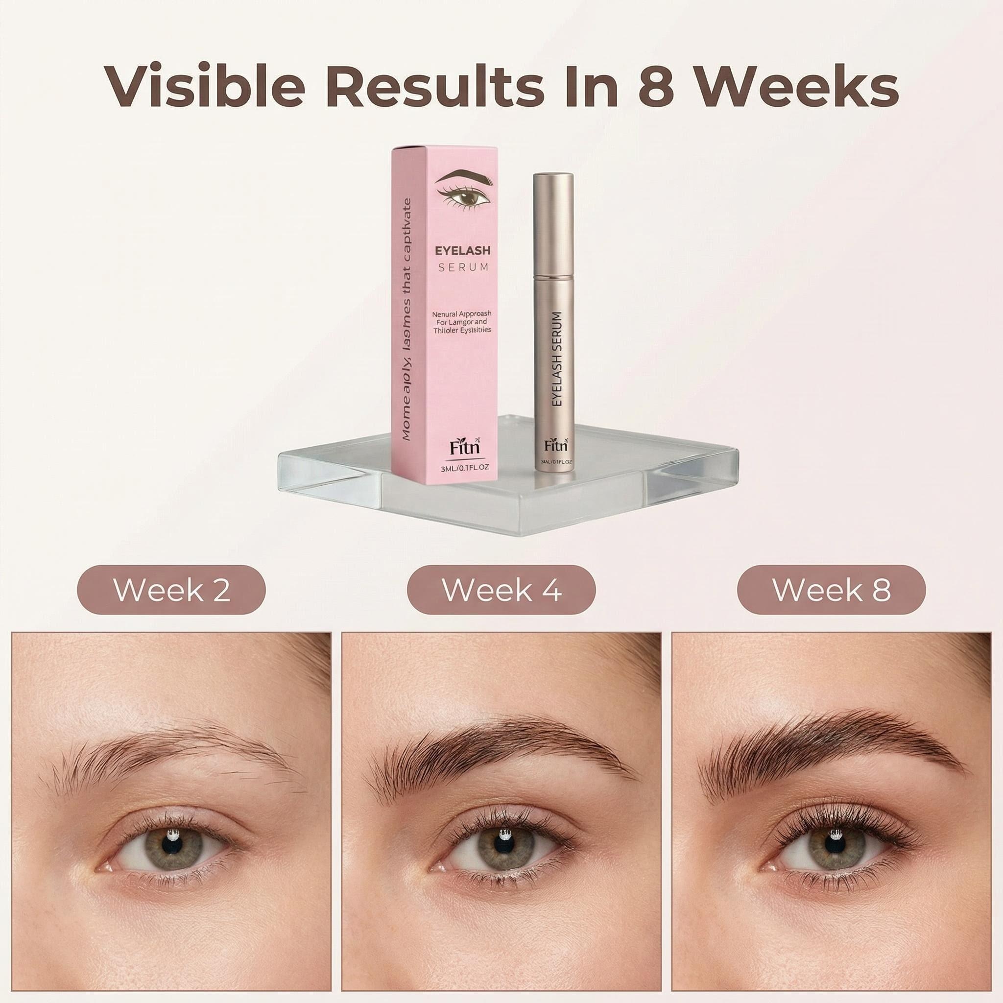 Vegan Herbal Peptide Eyebrow Growth Enhancer Serum Fuller Brow Natural Castor Oil Formula OEM Private Label Wholesale Soft Made