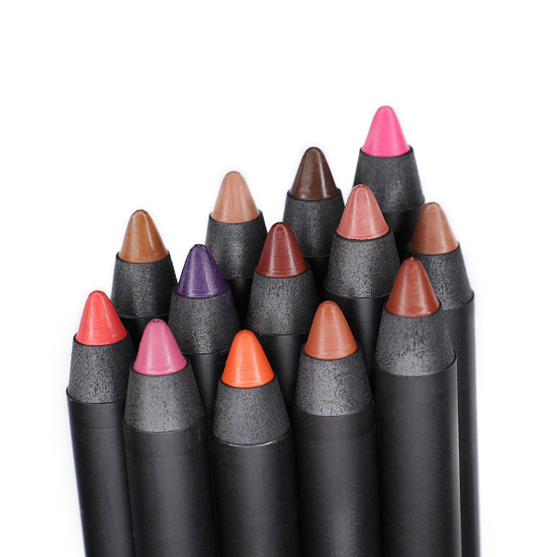 Customize Vegan Lip Liner Water Proof Private Label Retractable Lip Liner Personnalised Creamy Brown Lipliner