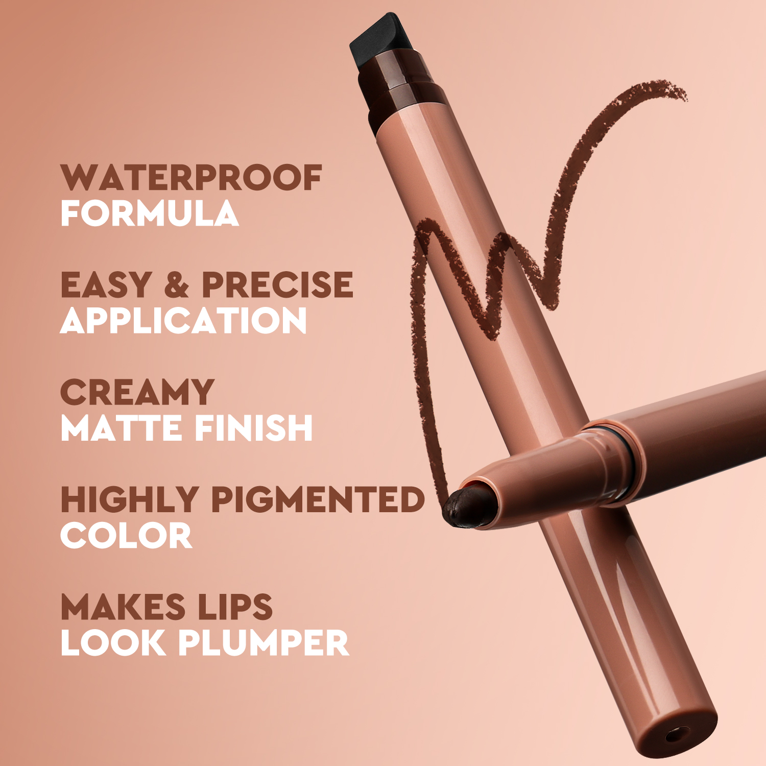 New Developed Lip Liner New Formula Waterproof Long Lasting Vegan Cruelty Free Creamy Matte Wholesale Bulk Order 9 Shades