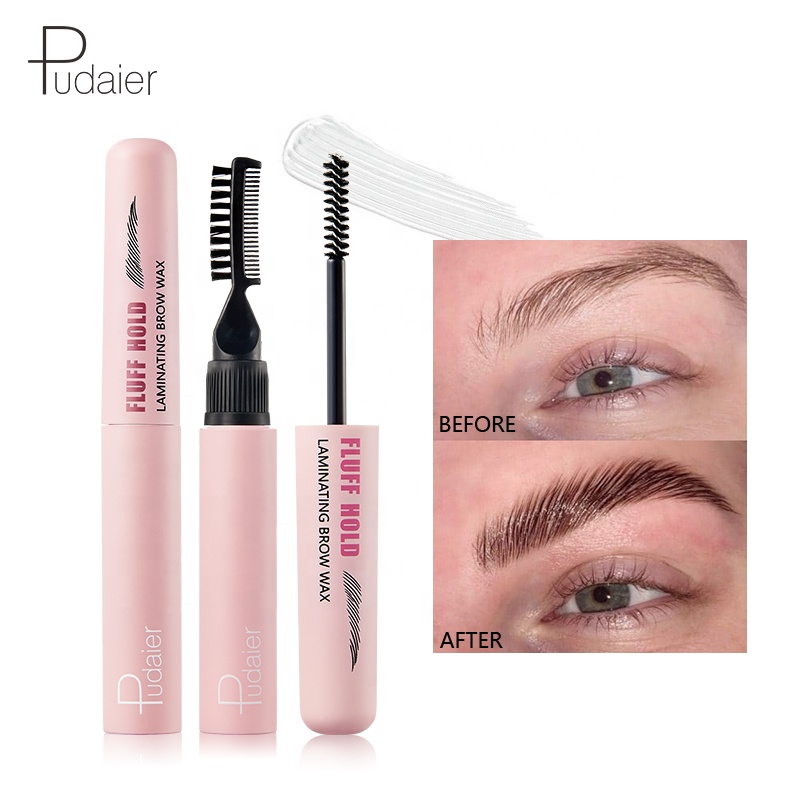 Private Label Waterproof Eyebrow Soap Private Label Long Lasting Fluff &amp; Hold Laminating Brow Wax Clear Eyebrow Styling Wax Gel