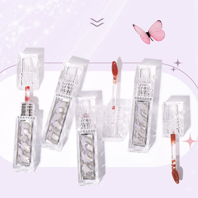 Manufacturer Custom Cosmetic Mirror Liquid Lip Tint Long Lasting Glossy Lip Gloss
