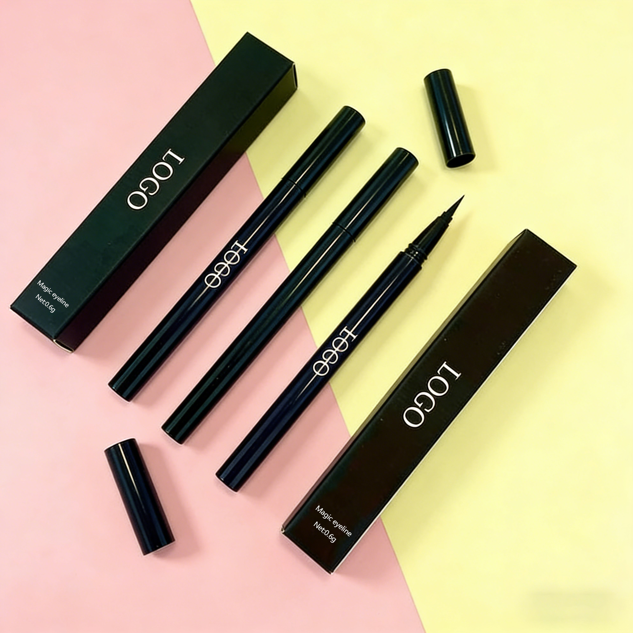 Vegan High Quality Waterproof Long Lasting Sexy Cosmetic Pencil Eyeliner Private Label Colorful Liquid Eyeliner