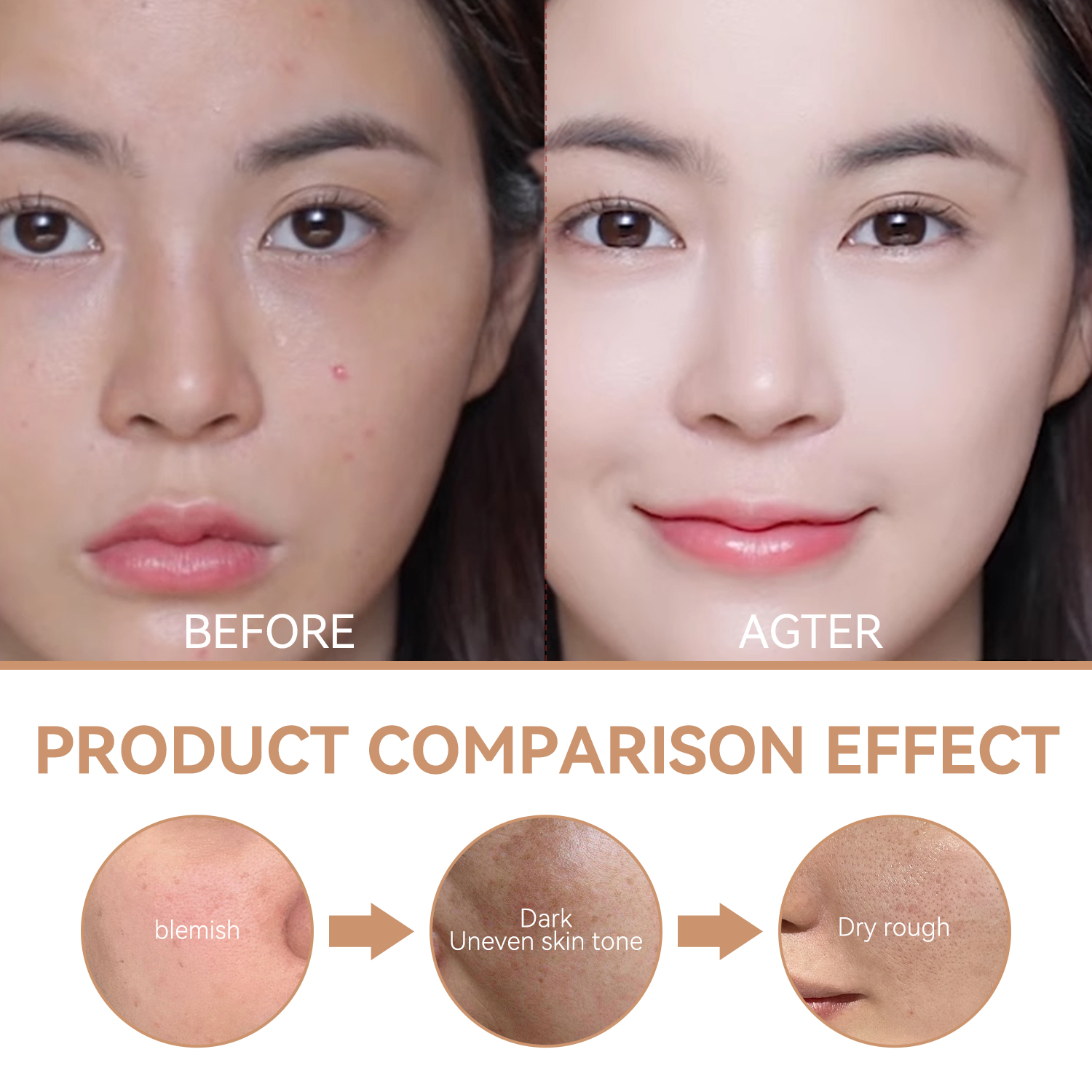 Customized Star Hyaluronic Acid Moisturizing Concealer BB Cream Lightweight Fit Pressed Powder Waterproof Sweat Proof Cushion