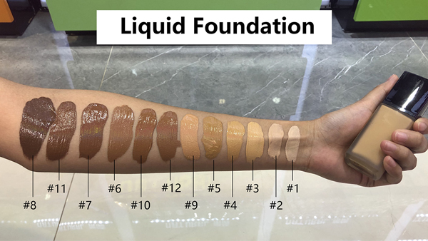 Wholesale Waterproof Long Lasting Natural BB Cream Lightweight Foundation Concealer SPF 30 Dark Skin Tones Liquid Foundation