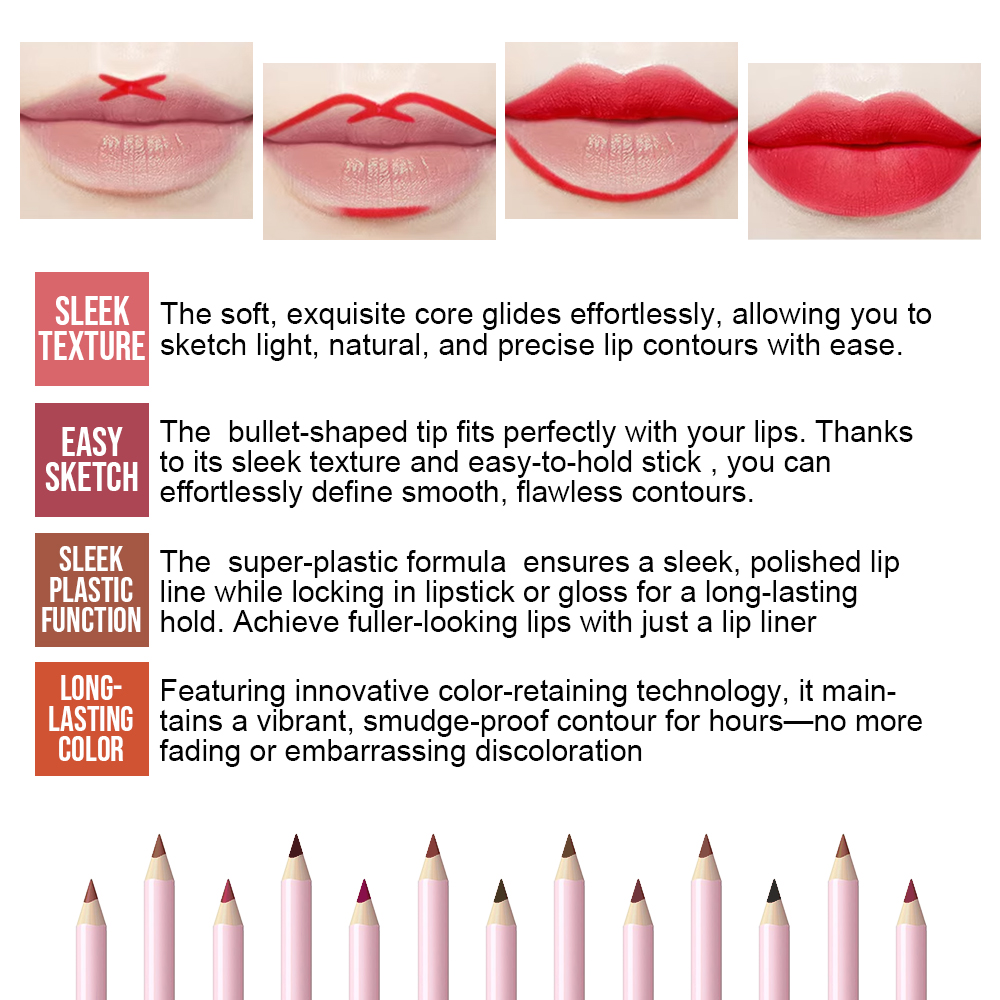 Lip liner colors