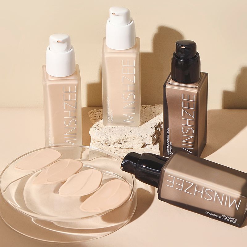 MINSHZEE Luminous Foundation - Full Coverage Long-Lasting, Lightweight Non-Caking, Matte Full Coverage Bb Cream Foundation