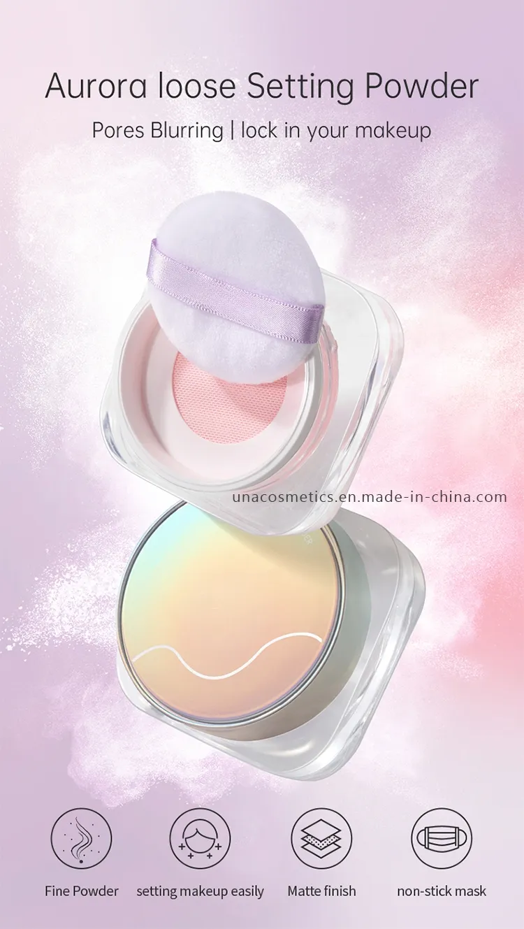 Make Your Own Setting Powder Sunscreen Powder Private Label Face Makeup Translucent Setting Loose Powder for All Skin