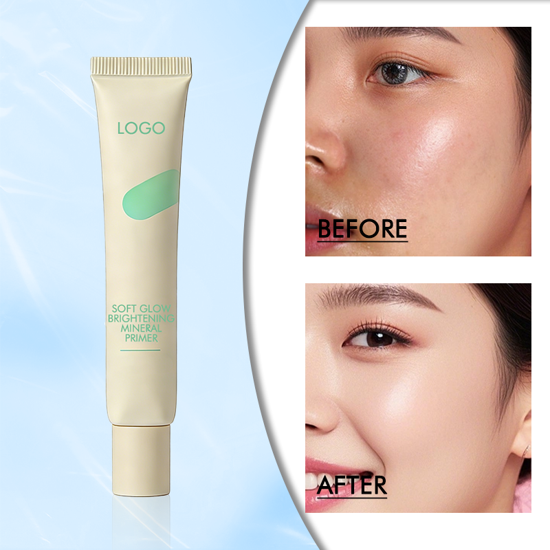 Soft Glow Matte Oil-Control Brightening Hydrating Waterproof Moisturizer Face Primer Makeup Mineral Whitening Cream Concealer