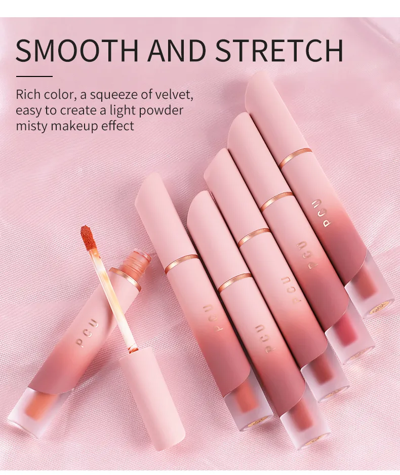 Makeup Natural Liquid Lipstick Non-Sticky Cup Velvet Matte Lip Gloss