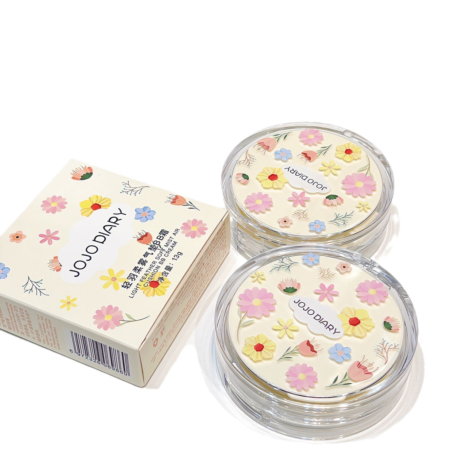 Jojo Diary Lasting Hydrating Natural Foundation Concealer air Cushion Makeup Products Waterproof Air Cushion BB Cream