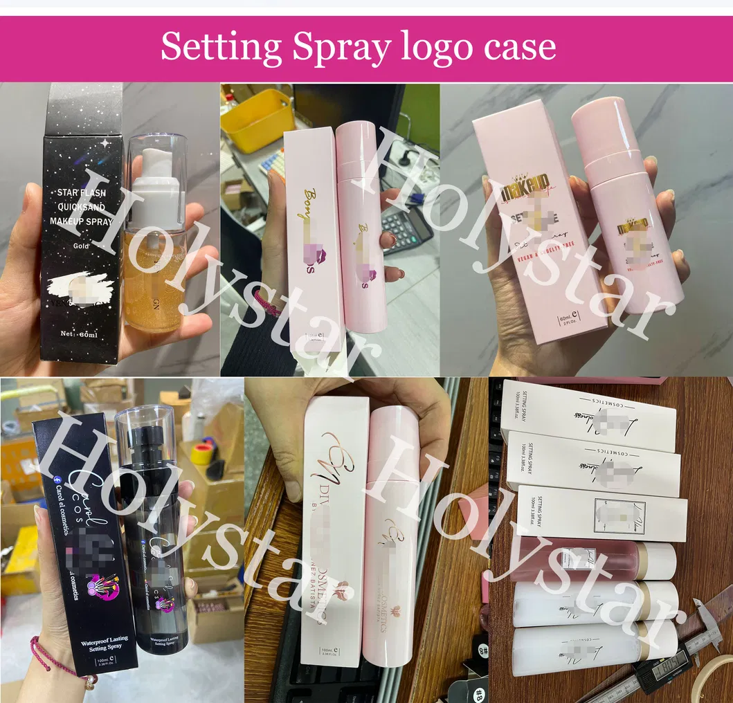Private Label Cosmetics Oil Controlling Dewy Sweatproof Face Makeup Setting Spray
