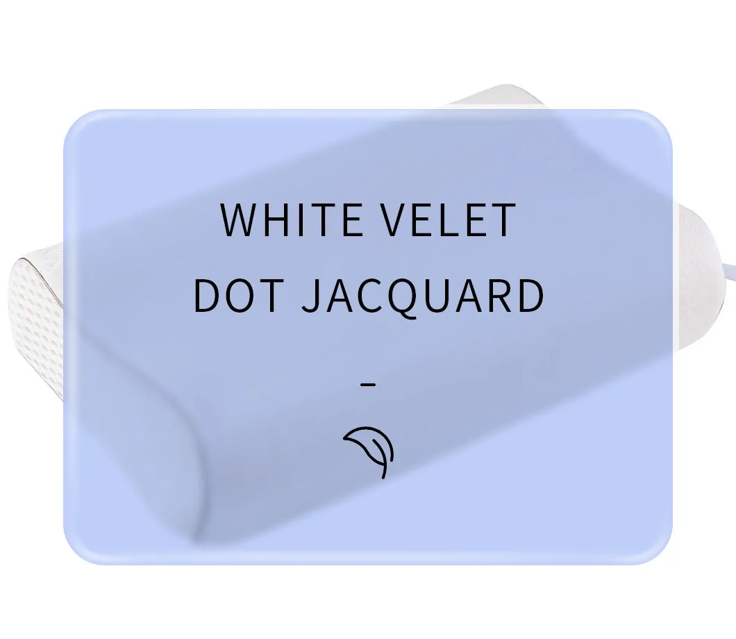 Factory Luxury Ergonomics Hotel Breathable White Contour Memory Foam Pillow with Velvet Cover