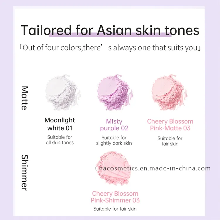 Make Your Own Setting Powder Sunscreen Powder Private Label Face Makeup Translucent Setting Loose Powder for All Skin
