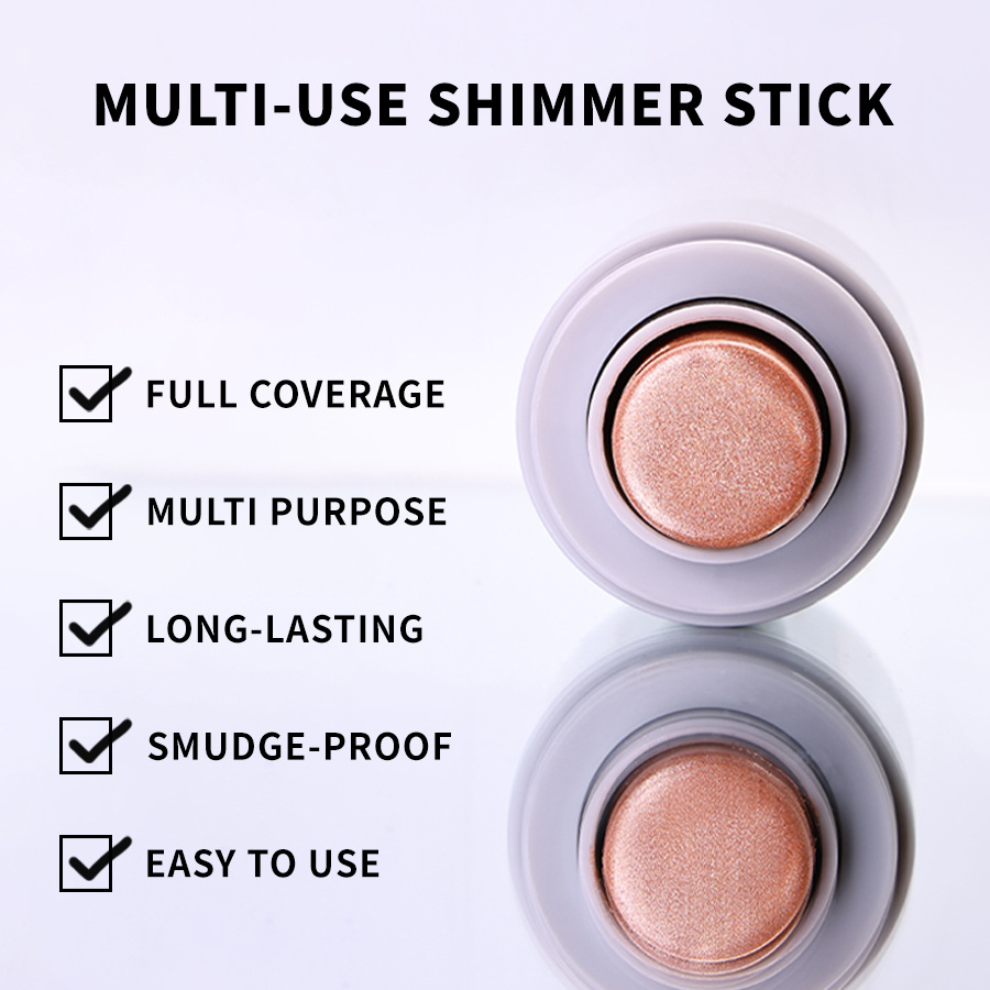 Wholesale Pocket Natural Long Lasting Matte Highlight Stick Moisturizing Waterproof Sunscreen Easy Color Cheeks Highlighter