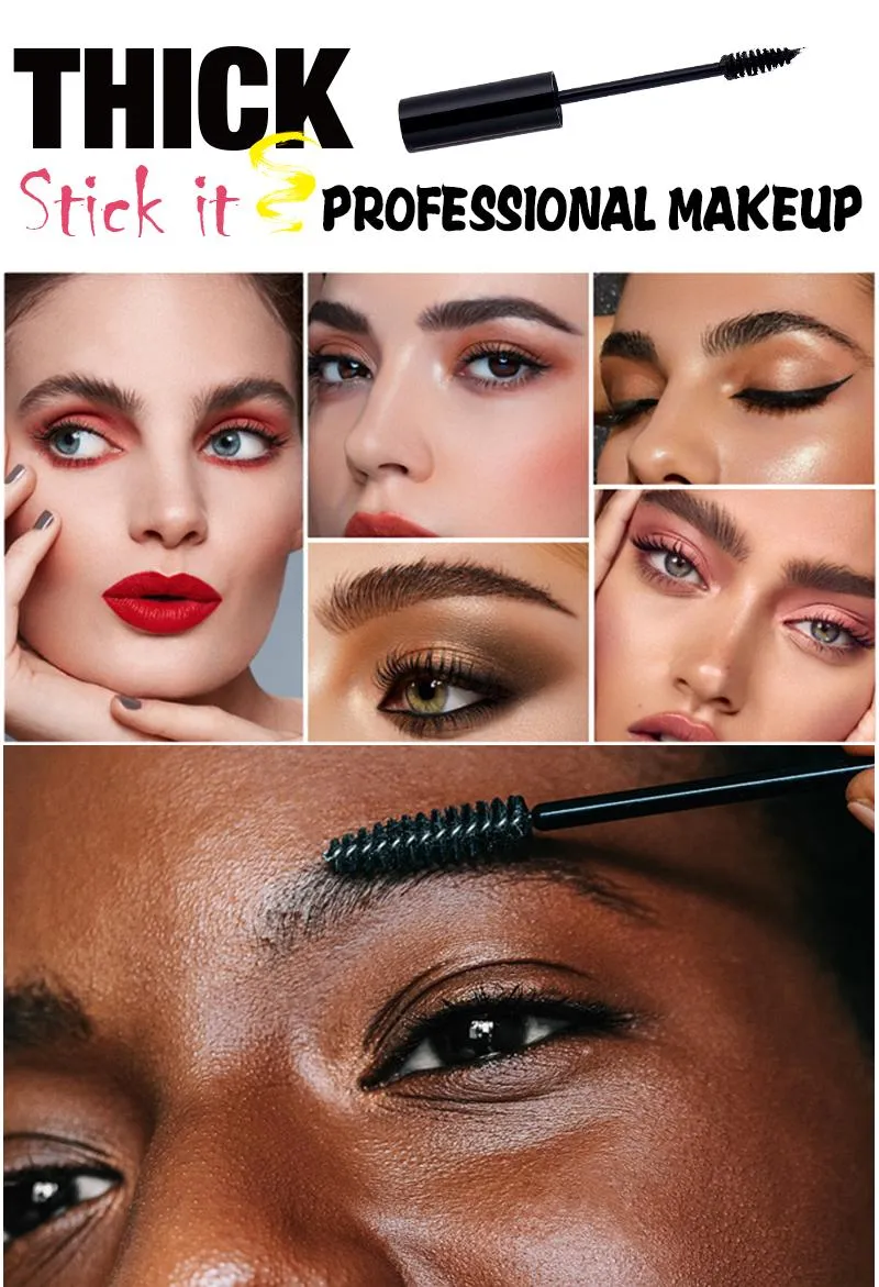 Quick Dry Mascara Long Lasting Lengthen Curling Volumizing Waterproof Essence Mascara