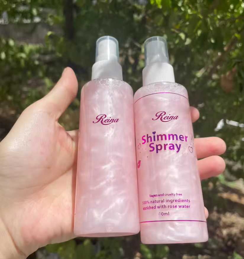 Hot Selling OEM ODM Cosmetics Private Label Shimmer Matte Dewy Setting Spray Rose Water Moisturizing Makeup Setting Spray