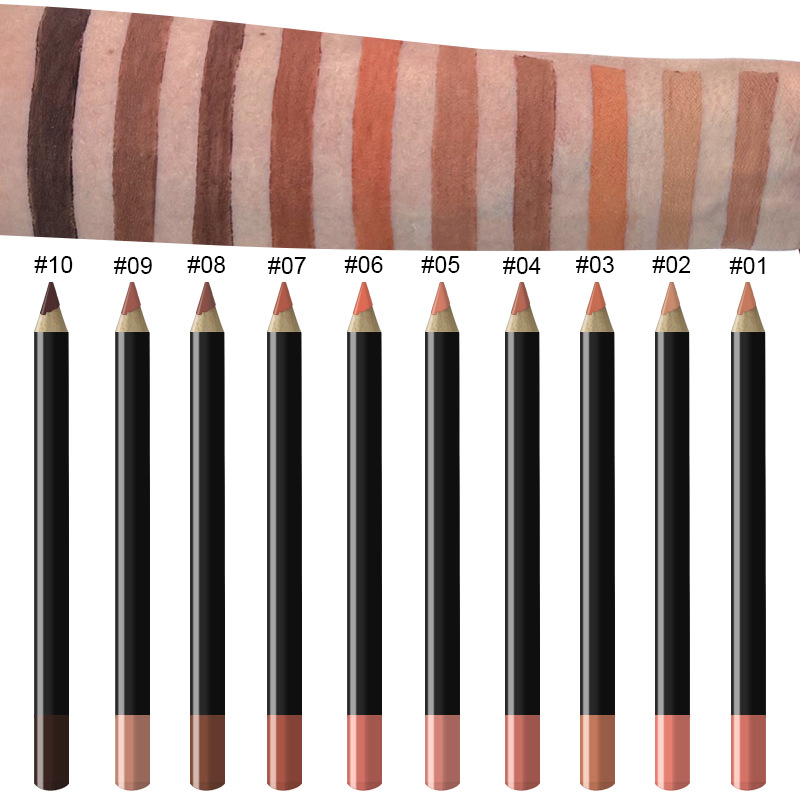 Brown lip liner pencil