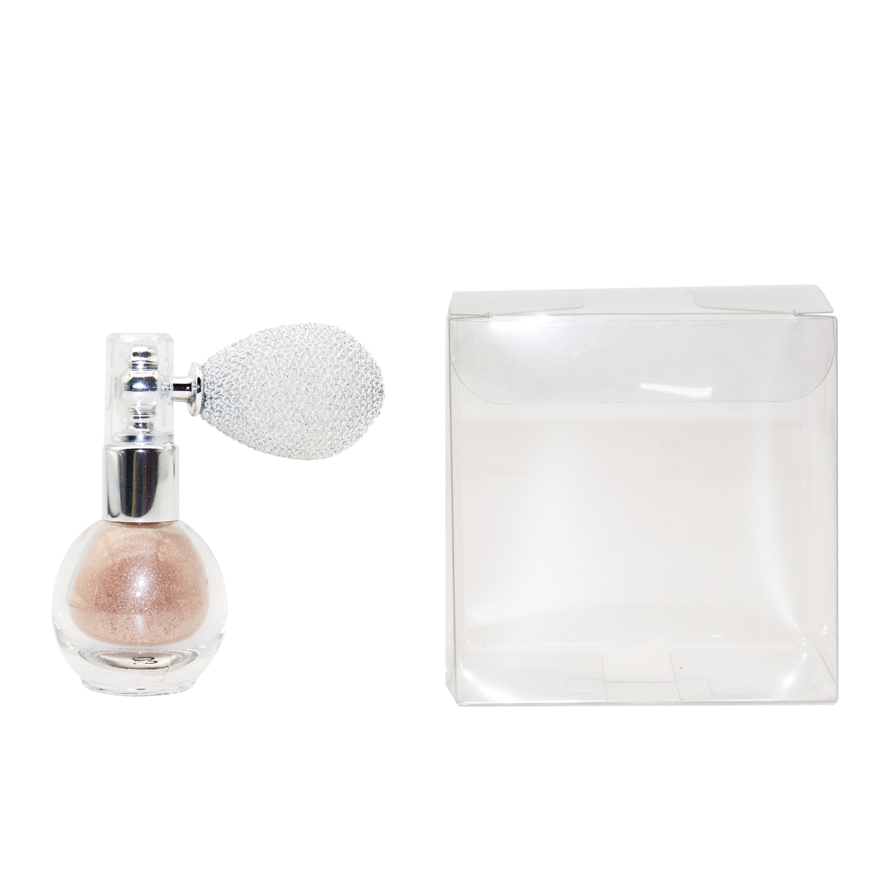 highlighter spray powder texture