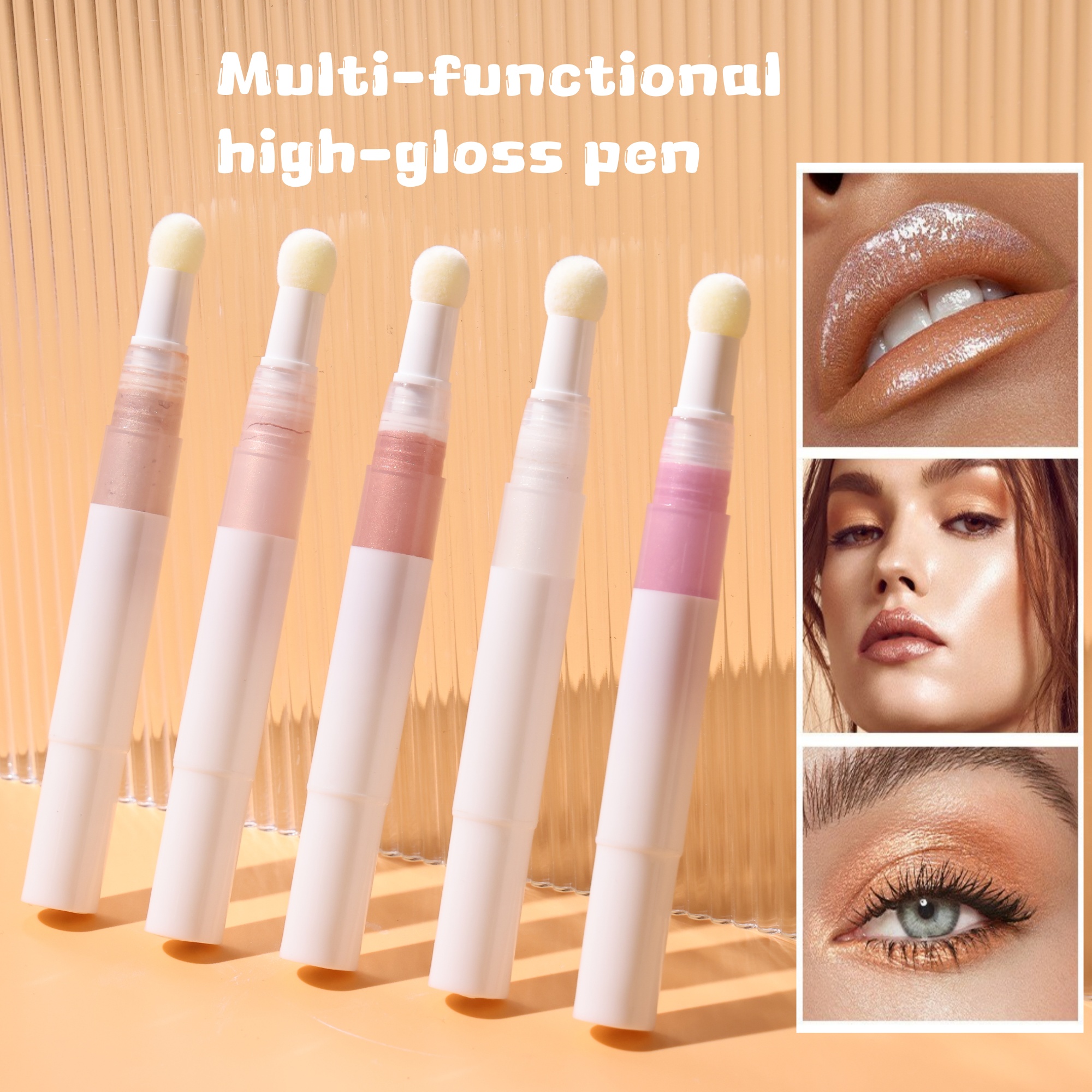 High Pigment Private Label Glitter Highlighter Stick Custom Your logo Cosmetics Oem Odm Makeup Highlighter Pencil