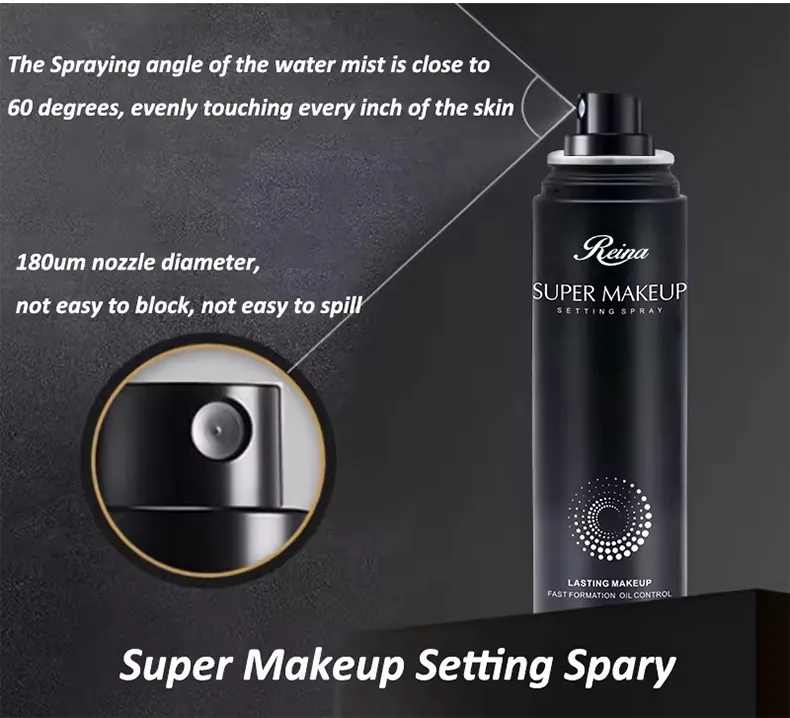 Makeup Setting Spray Long Lasting Setting Spray Makeup Private Label Custom Waterproof Pink Makeup Setting Spray