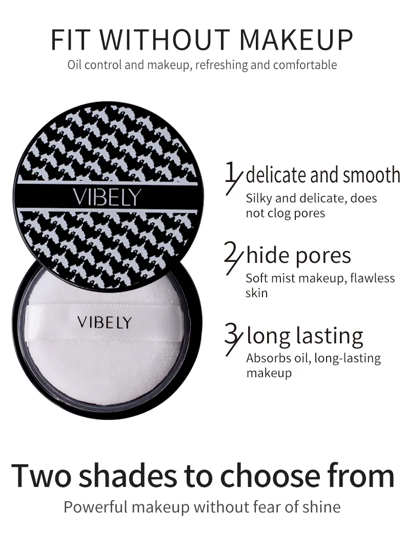 Face Makeup Translucent Oil-Control Lasting Waterproof Natural Matte Setting Loose Powder