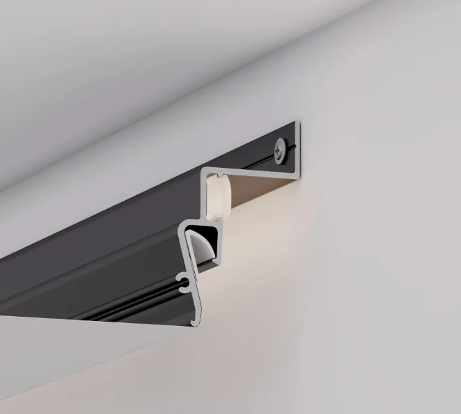 Shadow Aluminum Profile Ceiling Contour Without Plugins