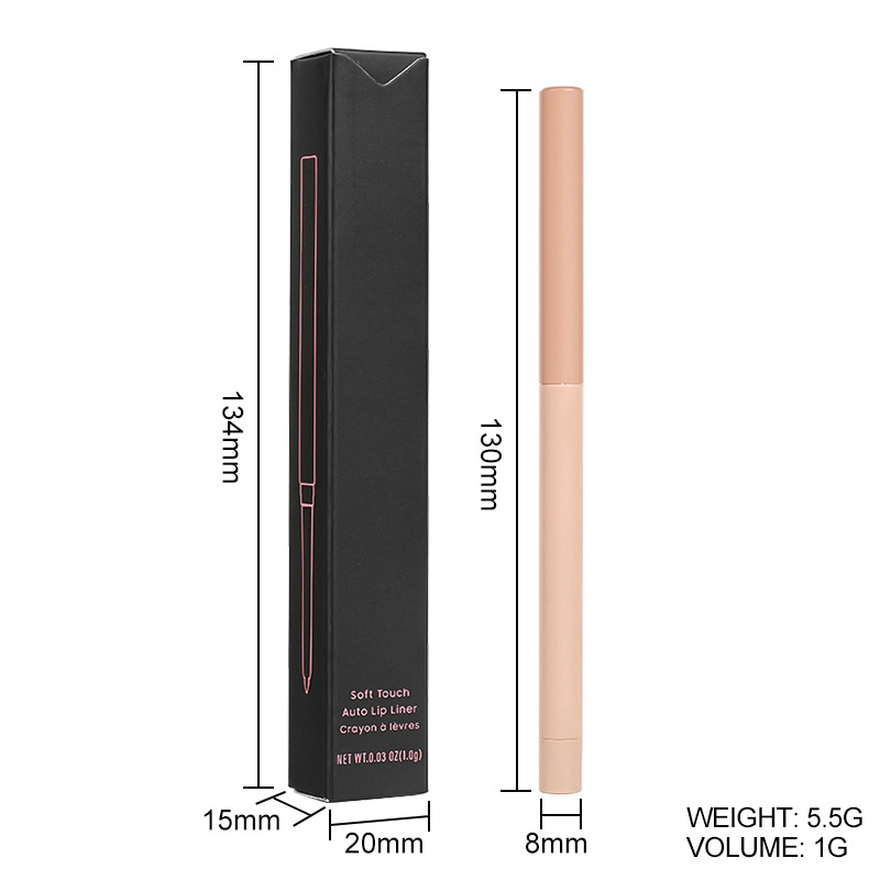 Organic Ingredient Waterproof High Quality Long Lasting Vegan Creamy Lip Liner Private Label Waterproof