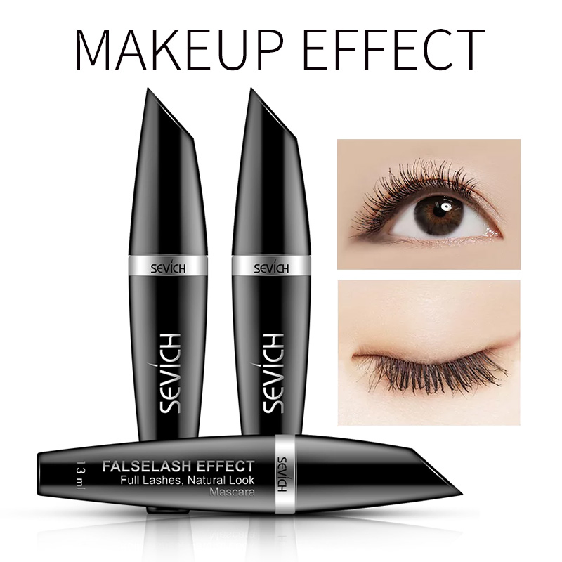 Waterproof Long Lasting Natural Fiber Mascara Eye Lash Extension Mascara for Makeups