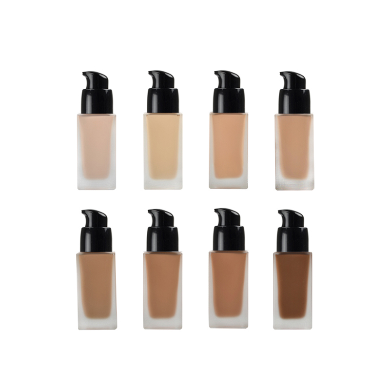 Wholesale Waterproof Long Lasting Natural BB Cream Lightweight Foundation Concealer SPF 30 Dark Skin Tones Liquid Foundation