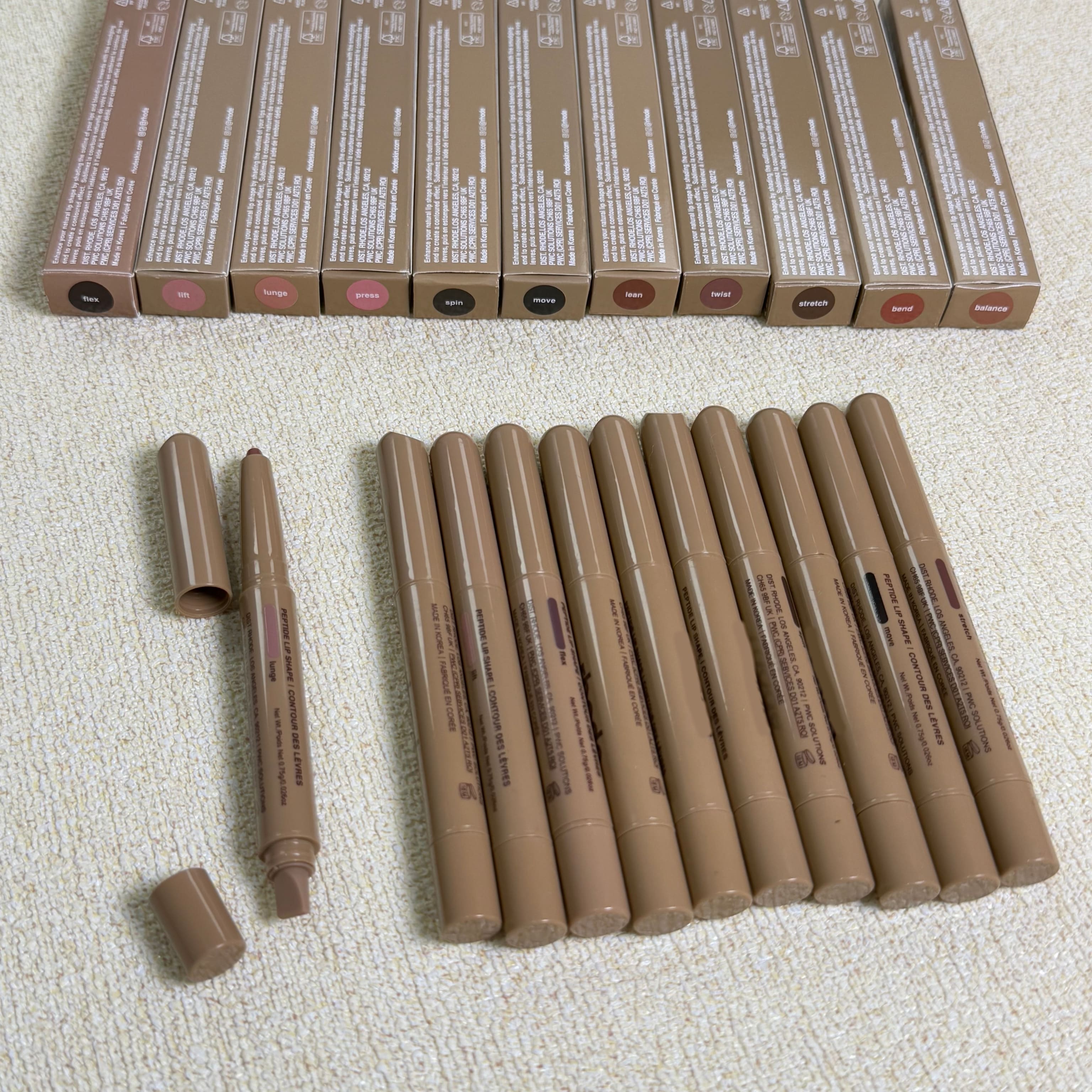 Creamy Brown Natural Lip Liner Pencil Waterproof Multi-Color Regular Size Free